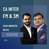 CA Inter FMSM Exam-Oriented Batch By CA Amit Tated & CA Prashant Sarda | For Jan 26 Exams